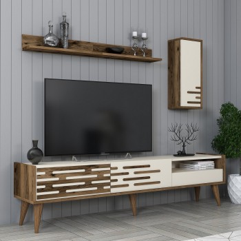 TV Unit Valensiya - Walnut, Cream Walnut
Cream