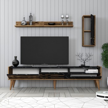 TV Unit Valensiya - Walnut, Black, Marble Walnut
Black
Marble