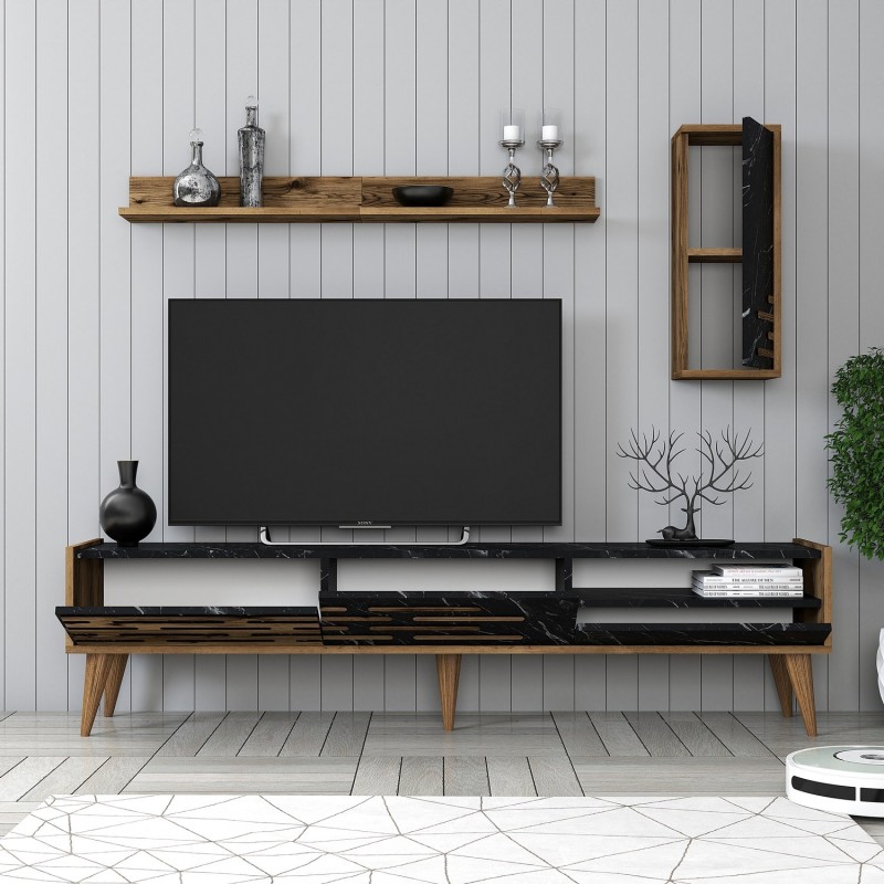 TV Unit Valensiya - Walnut, Black, Marble Walnut
Black
Marble