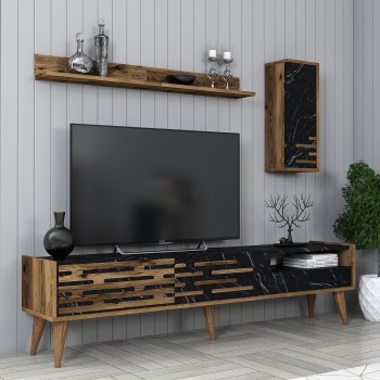 TV Unit Valensiya - Walnut, Black, Marble Walnut
Black
Marble