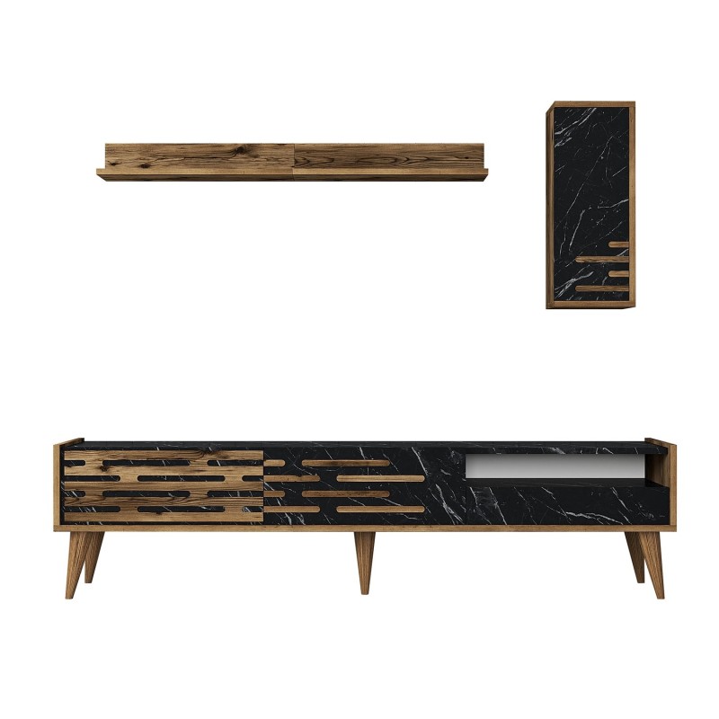 TV Unit Valensiya - Walnut, Black, Marble Walnut
Black
Marble