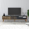 TV Stand Valensiya - Walnut, Anthracite Walnut
Anthracite
