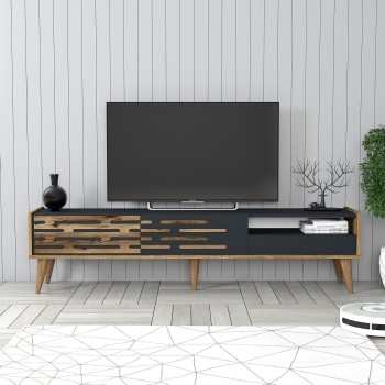 TV Stand Valensiya - Walnut, Anthracite Walnut
Anthracite
