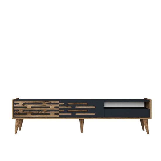 TV Stand Valensiya - Walnut, Anthracite Walnut
Anthracite