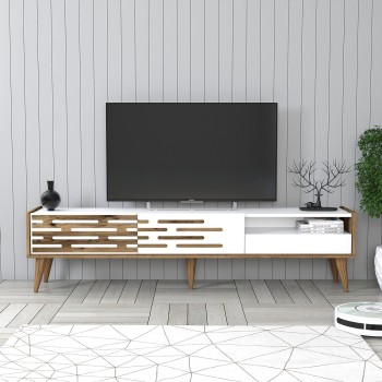 TV Stand Valensiya - Walnut, White Walnut
White