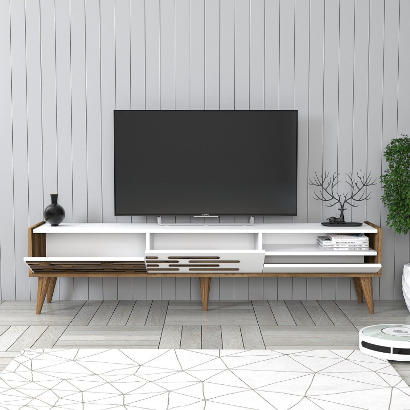 TV Stand Valensiya - Walnut, White Walnut
White