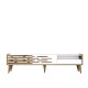 TV Stand Valensiya - Walnut, White Walnut
White
