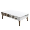 Coffee Table Valensiya - Walnut, White Walnut
White