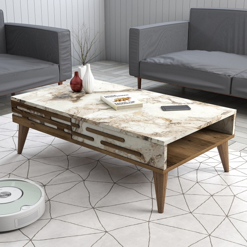 Coffee Table Valensiya - Walnut, White, Marble Walnut
White
Marble