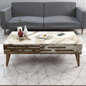 Coffee Table Valensiya - Walnut, White, Marble Walnut
White
Marble