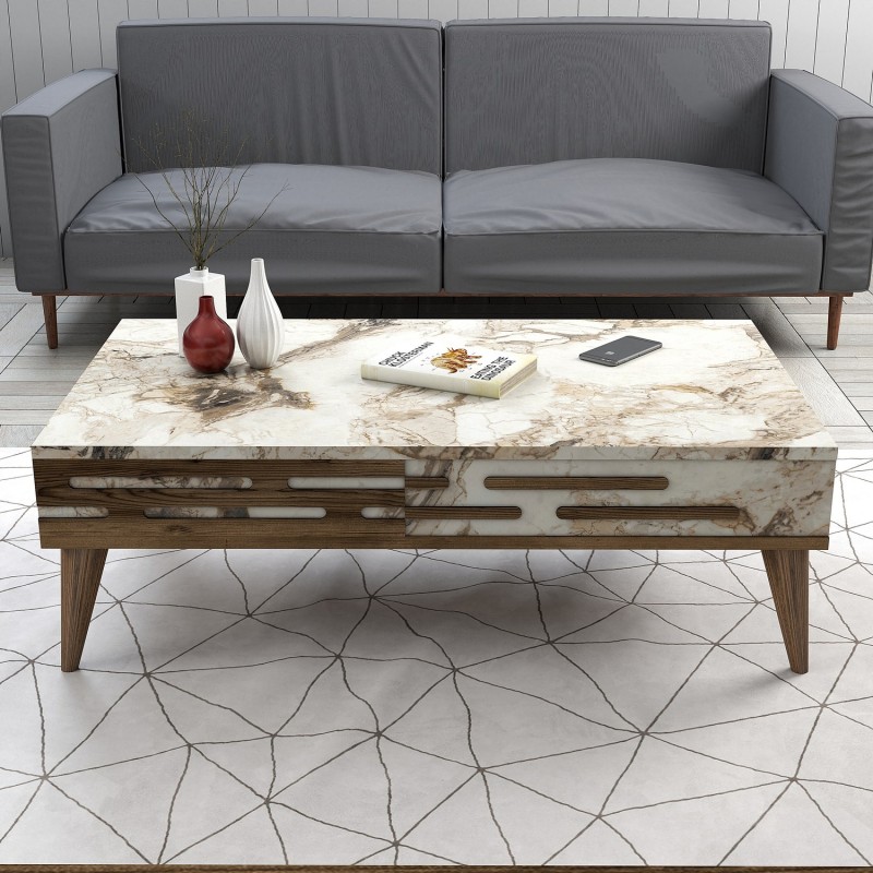 Coffee Table Valensiya - Walnut, White, Marble Walnut
White
Marble
