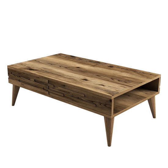 Coffee Table Valensiya - Walnut Walnut Coffee Table Valensiya - Walnut Walnut