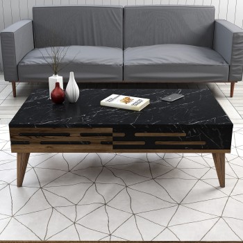 Coffee Table Valensiya - Walnut, Black, Marble Walnut
Black
Marble