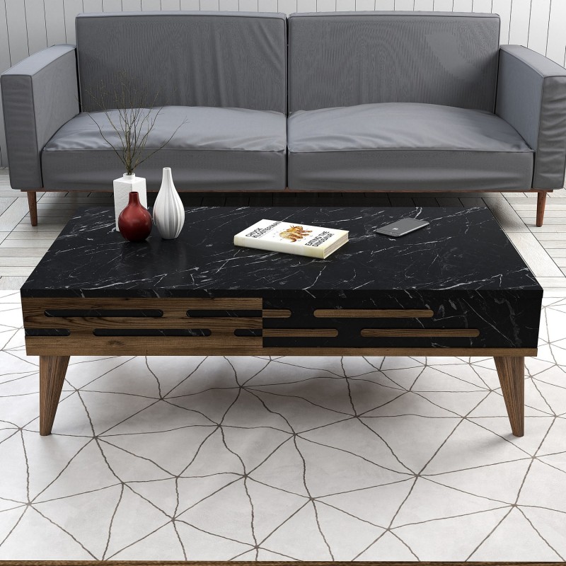 Coffee Table Valensiya - Walnut, Black, Marble Walnut
Black
Marble