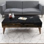 Coffee Table Valensiya - Walnut, Black, Marble Walnut
Black
Marble