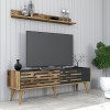 TV Unit Valensiya 140 - Walnut, Anthracite Walnut
Anthracite