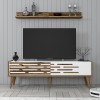 TV Unit Valensiya 140 - Walnut, White Walnut
White