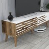 TV Unit Valensiya 140 - Walnut, White Walnut
White