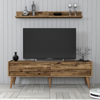 TV Unit Valensiya 140 - Walnut Walnut