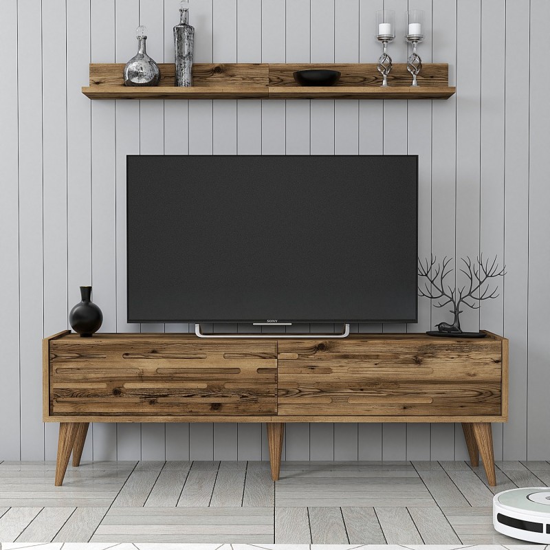 TV Unit Valensiya 140 - Walnut Walnut