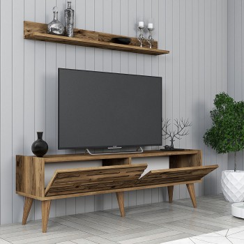 TV Unit Valensiya 140 - Walnut Walnut