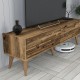 TV Unit Valensiya 140 - Walnut Walnut TV Unit Valensiya 140 - Walnut Walnut