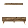 TV Unit Valensiya 140 - Walnut Walnut