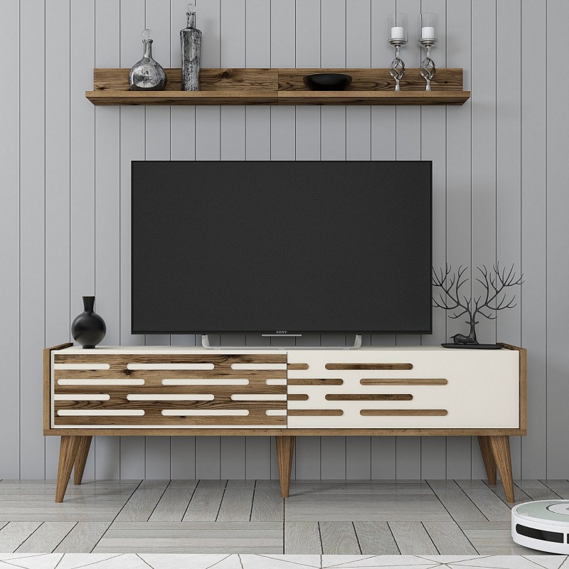 TV Unit Valensiya 140 - Walnut, Cream Walnut
Cream