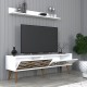 TV Unit Valensiya 140 - White White TV Unit Valensiya 140 - White White