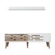 TV Unit Valensiya 140 - White White TV Unit Valensiya 140 - White White
