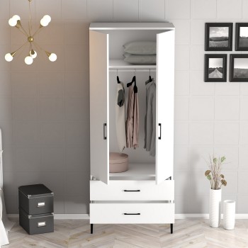 Wardrobe Kumsal T - White White