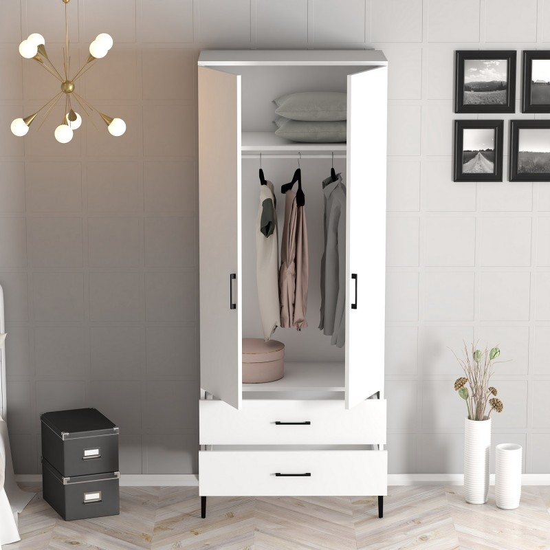 Wardrobe Kumsal T - White White