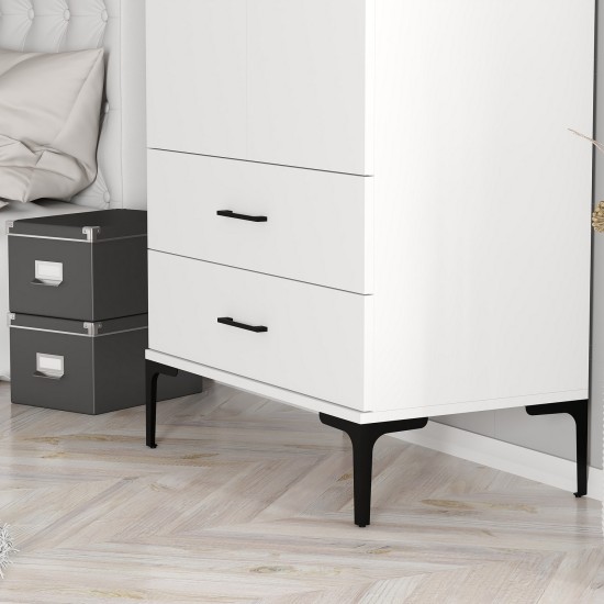 Wardrobe Kumsal T - White White