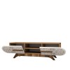 TV Stand Defne - Walnut White Walnut
White
