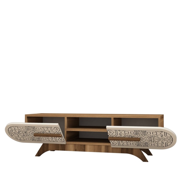 TV Stand Defne - Walnut Cream Walnut
Cream