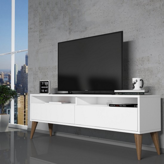TV Stand Best 2 - White White TV Stand Best 2 - White White