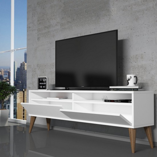 TV Stand Best 2 - White White TV Stand Best 2 - White White