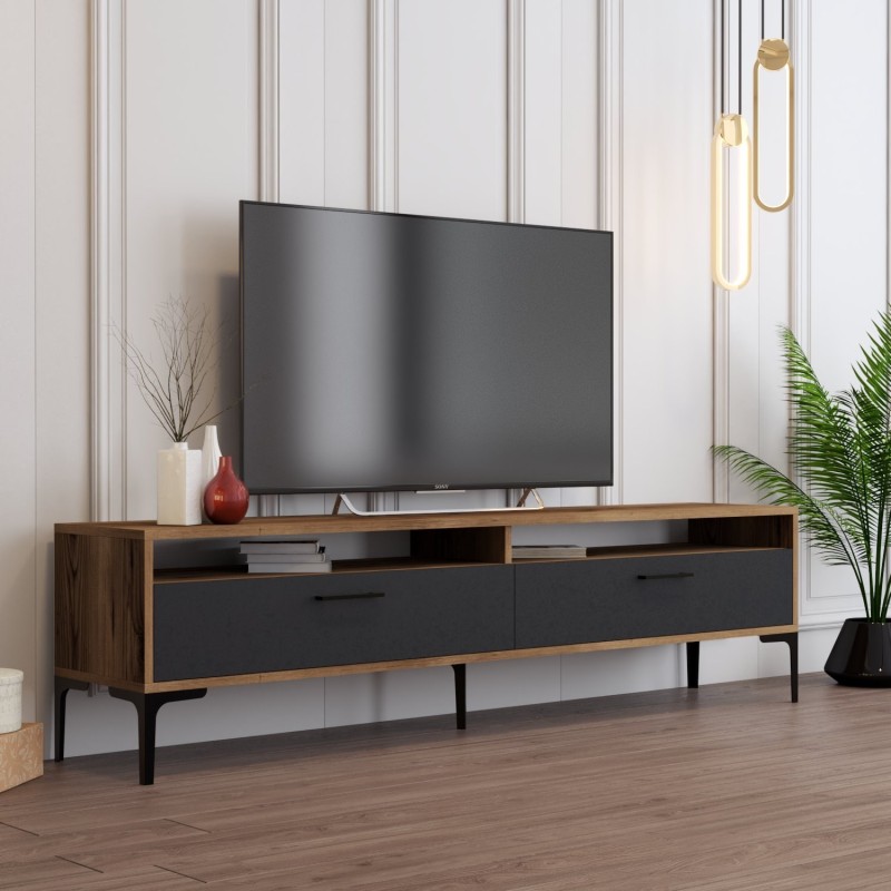 TV Unit Istanbul 2 - Walnut Anthracite Walnut
Anthracite