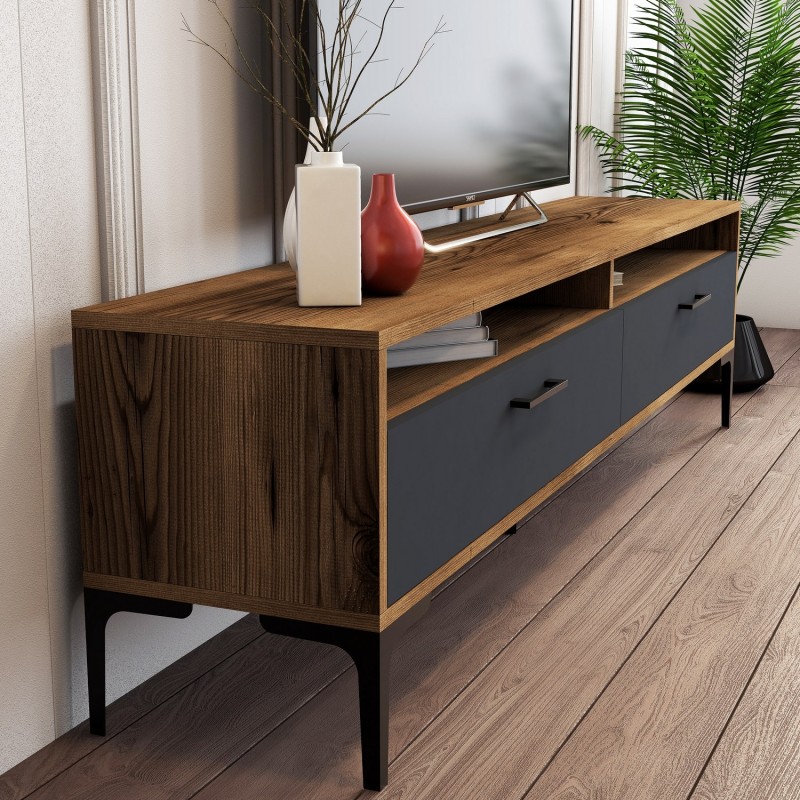 TV Unit Istanbul 2 - Walnut Anthracite Walnut
Anthracite