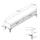 TV Unit Istanbul 2 - Walnut Cream Walnut
Cream TV Unit Istanbul 2 - Walnut Cream Walnut
Cream