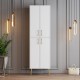Shoe Cabinet Berlin A - White, Gold White
Gold Shoe Cabinet Berlin A - White, Gold White
Gold