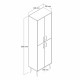 Shoe Cabinet Berlin A - White, Gold White
Gold Shoe Cabinet Berlin A - White, Gold White
Gold