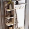 Hall Stand Viyana D - White, Gold White
Gold