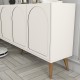 Console Lyon 81 - Cream, Walnut Cream
Walnut