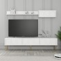 TV Unit Lyon 2 - White, Gold White
Gold