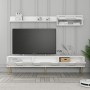 TV Unit Lyon 2 - White, Gold White
Gold