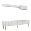 TV Unit Lyon 2 - White, Gold White
Gold