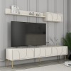 TV Unit Lyon 2 - Cream, Gold Cream
Gold