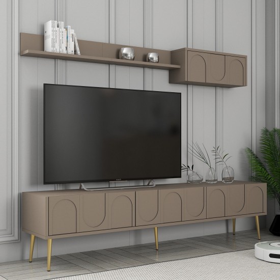 TV Unit Lyon 2 - Atlas, Gold Atlas
Gold TV Unit Lyon 2 - Atlas, Gold Atlas
Gold