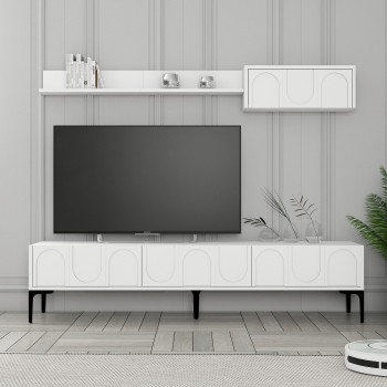 TV Unit Lyon 2 - White, Black White
Black